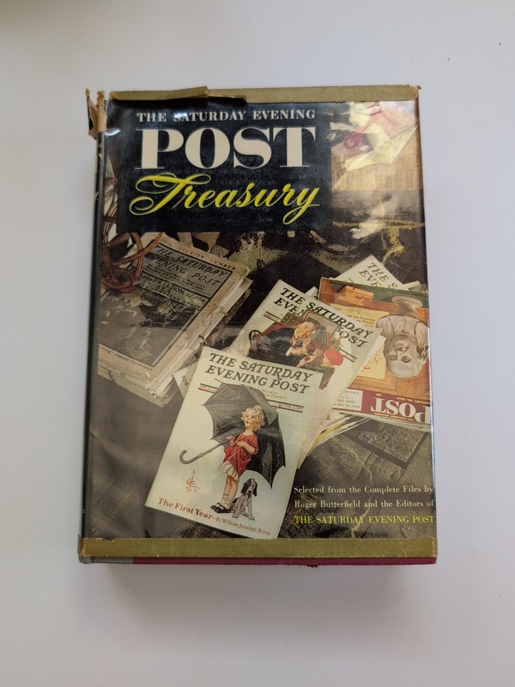 THE SATURDAY EVENING POST TREASURY 1954 1st Printing HC/DJ