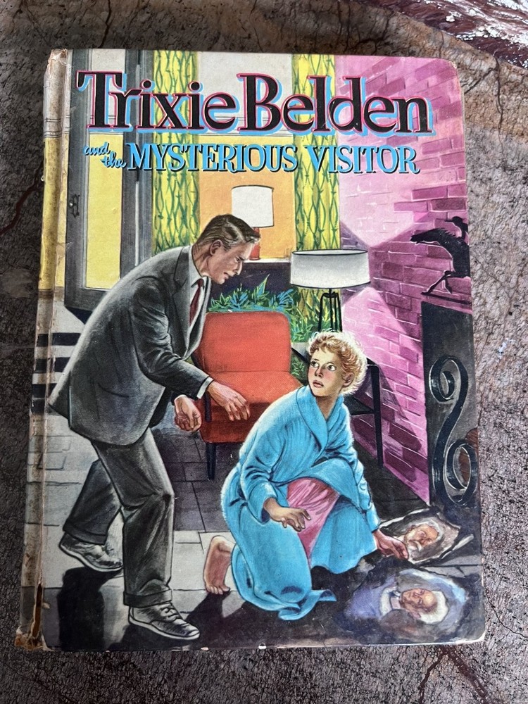 Trixie Belden Mysterious Visitor Julie Campbell 1954 Whitman Illustrated