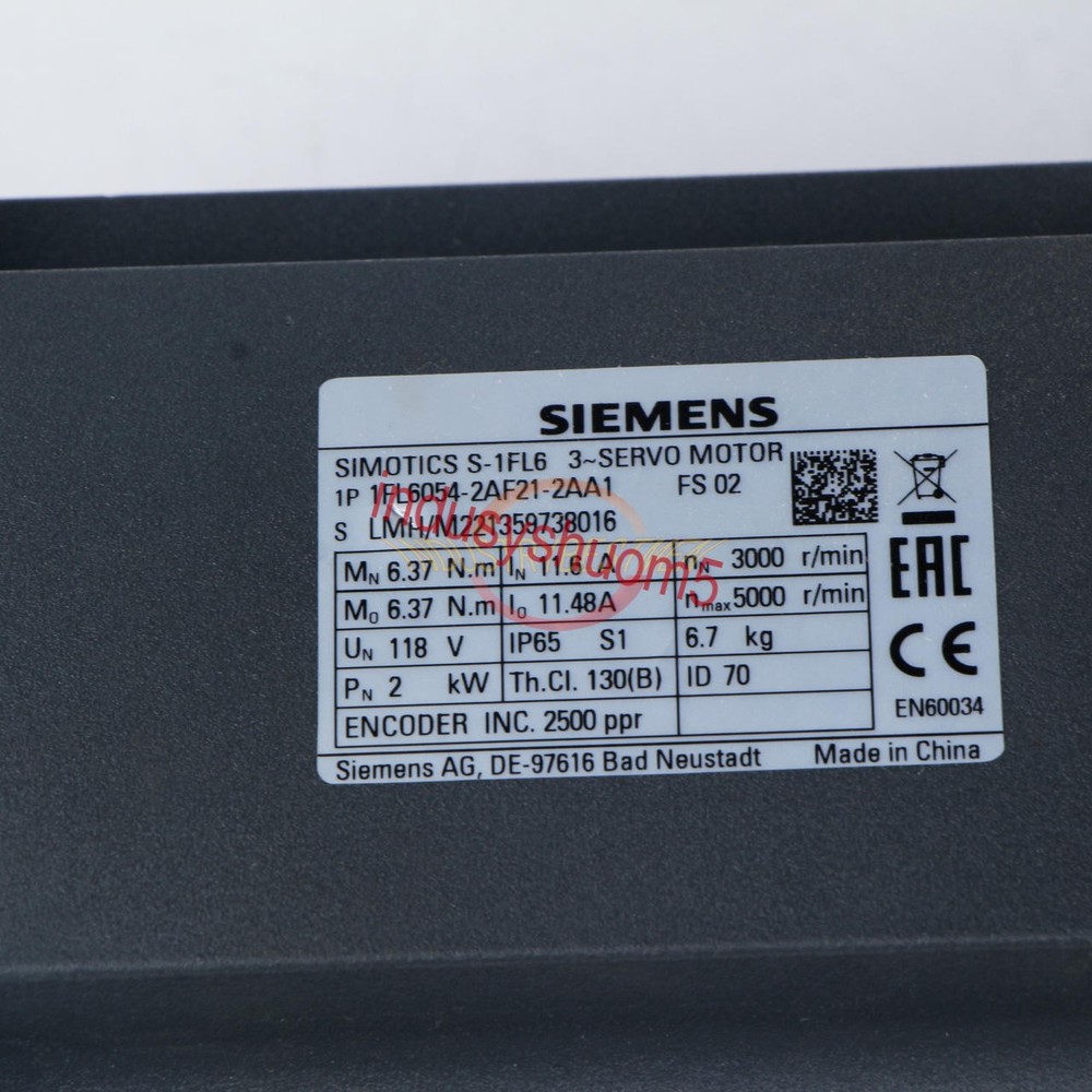 ONE Siemens 1FL6054-2AF21-2AA1 NEW