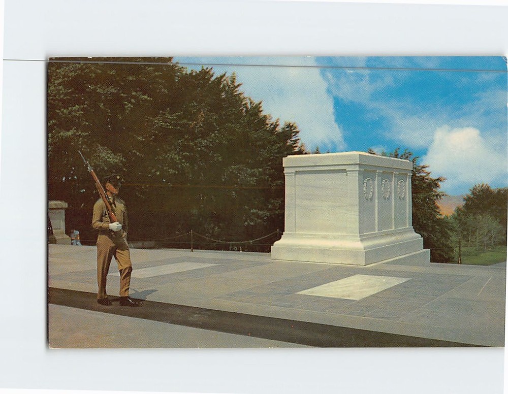 Postcard Tomb of the Unknown Soldiers Arlington National Cemetery Virginia USA