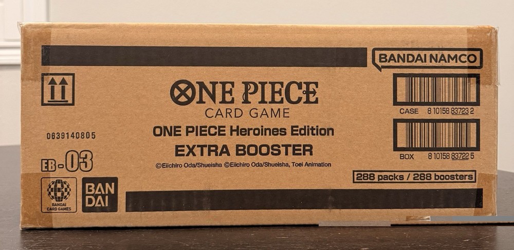 Bandai One Piece Heroines Edition FACTORY SEALED Extra Booster Box EB-03 CASE