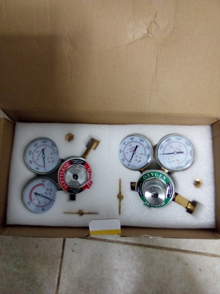 JZWELD Gas Welding Regulator Set for Oxygen & Acetylene JGR-21A JGR-21B