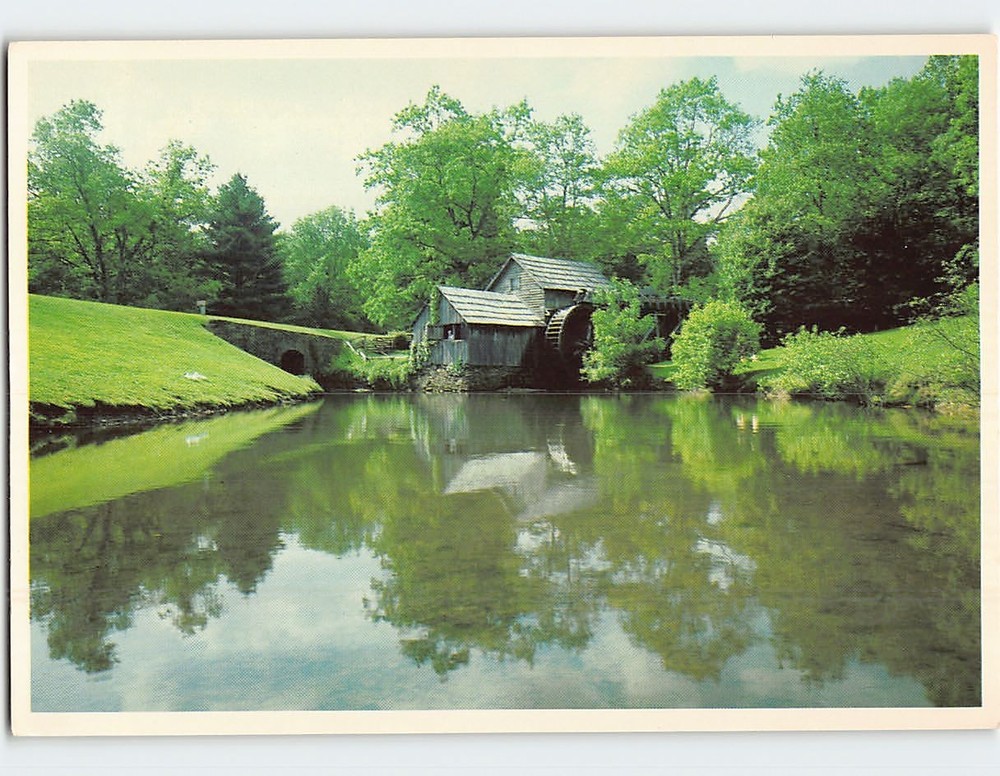Postcard Mabry Mill Blue Ridge Parkway Virginia USA