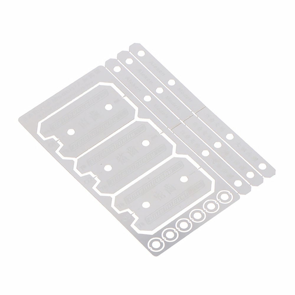 Aanti-Rust Metal Etching Saw Blade Set Model Plate Cutting Separating Tool