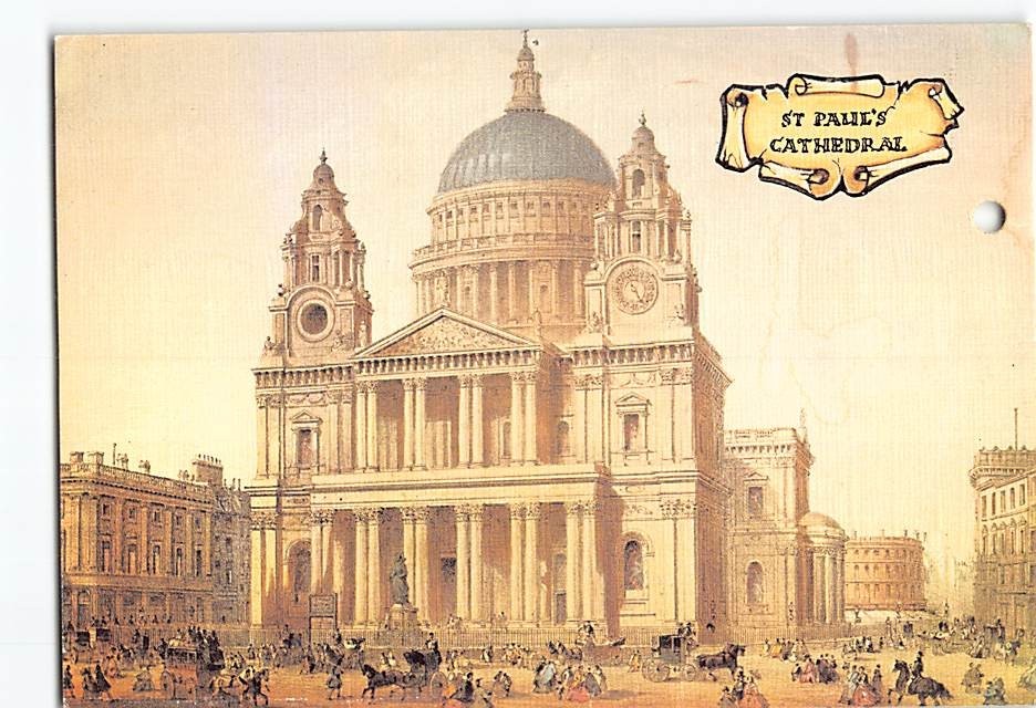 Postcard St. Paul's Cathedral London England