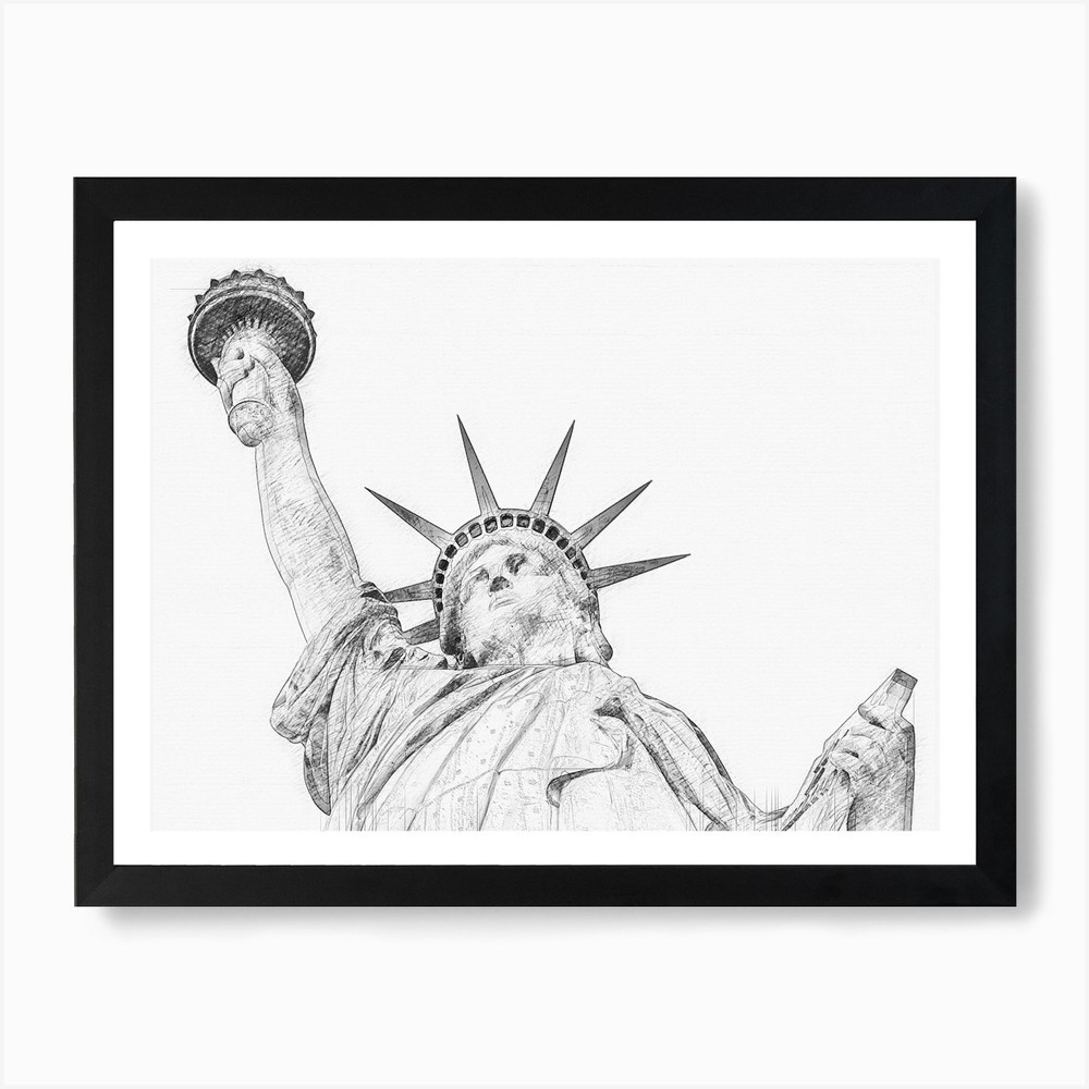 Statue Of Liberty 46 Art Print Framed Wall Art Poster Canvas Print Picture