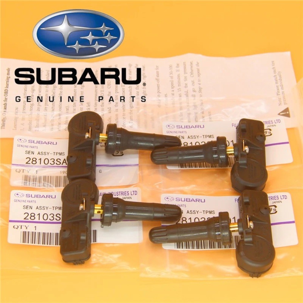 4PCS Genuine TPMS Tire Air Pressure Sensors for Subaru WRX 28103SA001 28103AJ00A