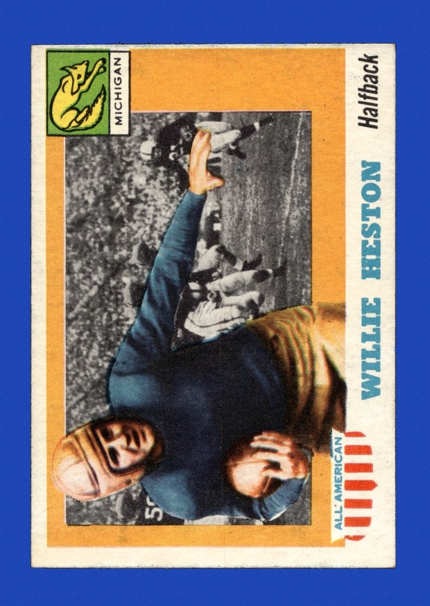 1955 Topps All-American Set-Break # 93 Willie Heston EX-EXMINT *GMCARDS*Consign with Greg Morris Cards