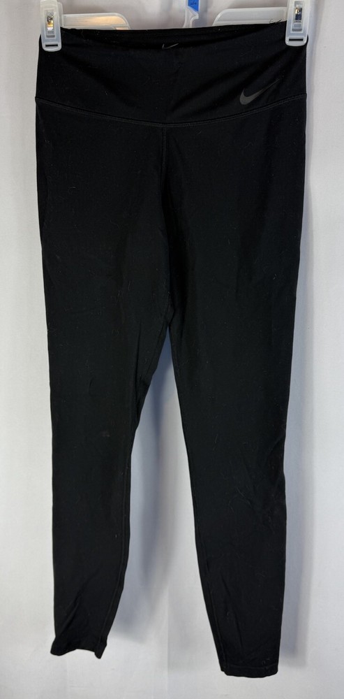 Nike Dri Fit Black Athletic Compression Leggings Womens Size Medium