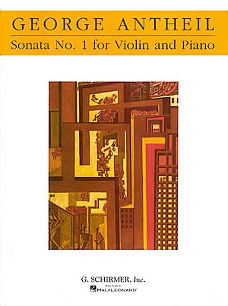 Violin Sonata No. 1: Violin and Piano by Antheil George (English) Paperback Book