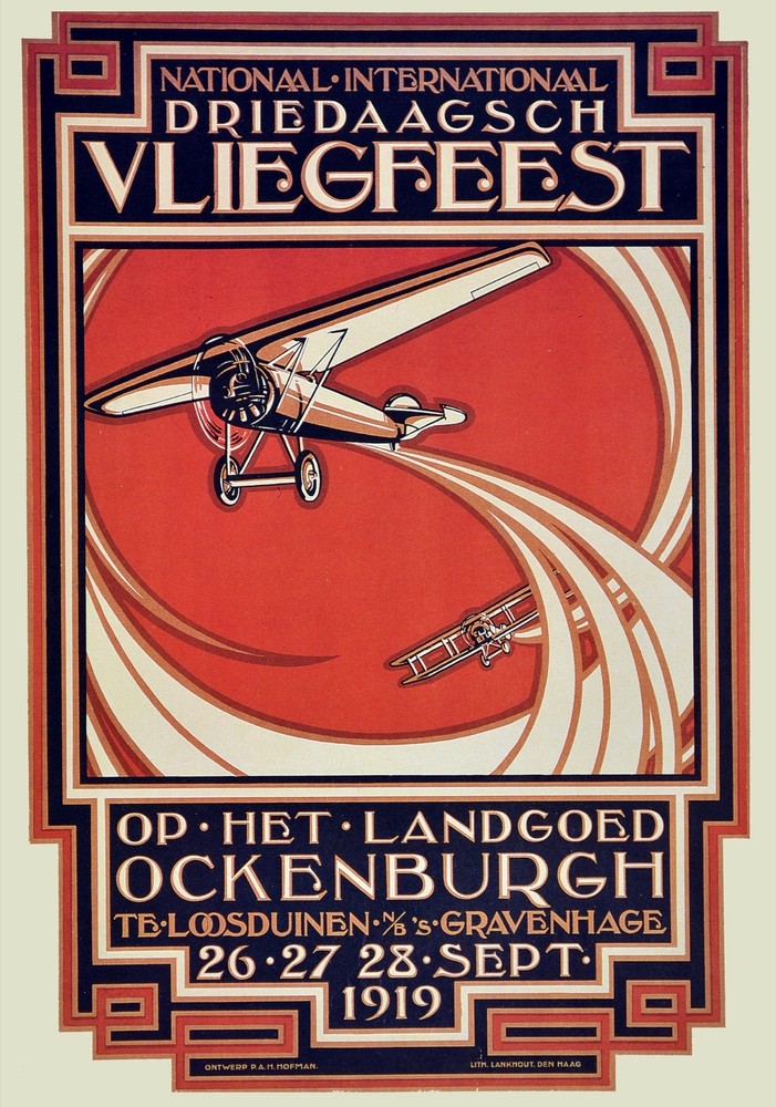 Driedaagse Vliegfeest Aviation Decorative Poster. Home Graphic Art Design. 4185
