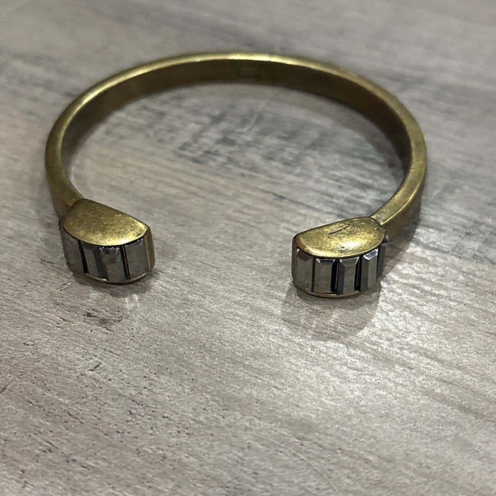 Lia Sophia Kiam Family Collection Bangle Bracelet Brass