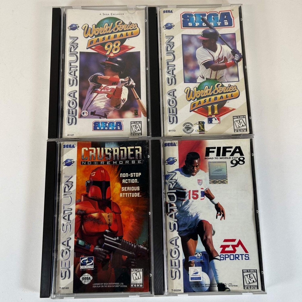 Lot of 4 Sega Saturn Games