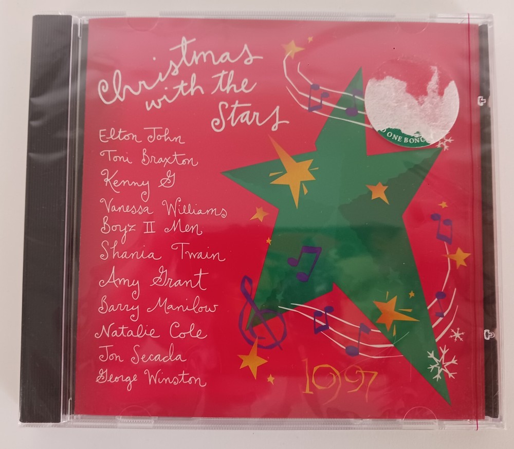 Christmas with the Stars CD 1997 Elton John Twain Manilow Grant Secada - NEW