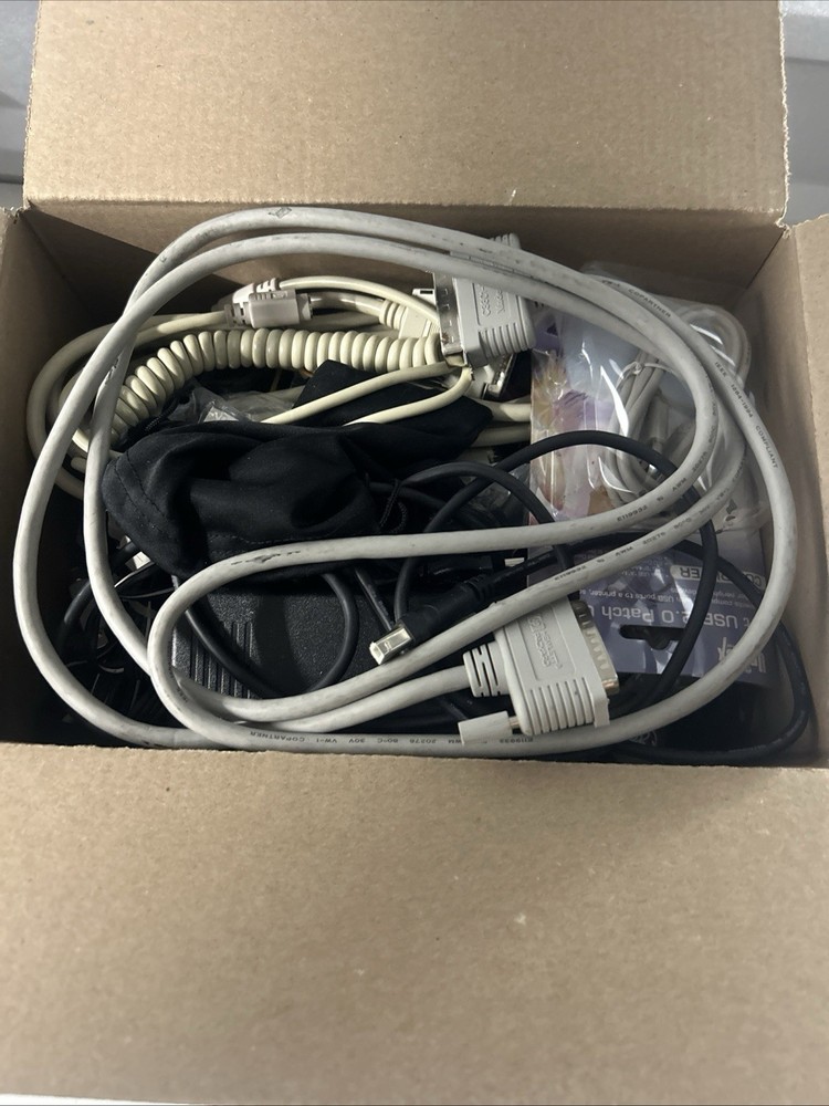 Large Lot of Vintage Computer Connector Cables / Components 11+ Pounds Untested