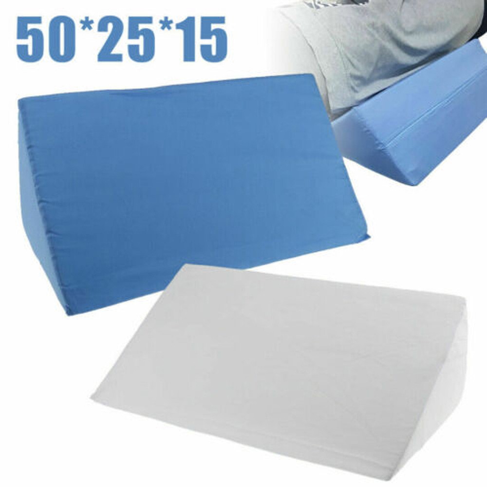 Acid Reflux Foam Bed Wedge Pillow Leg Elevation Back Lumbar Support Cushions-image