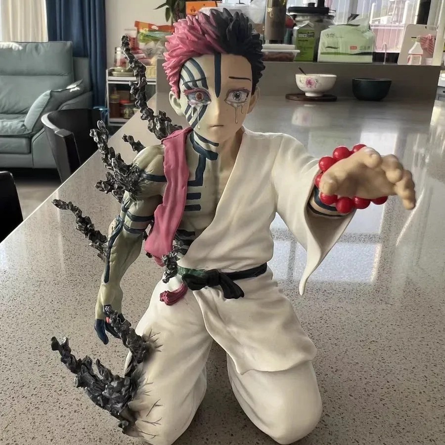 13cm Demon Slayer Akaza Hakuji Figure Anime PVC Action Model Doll Toy Ornament 1
