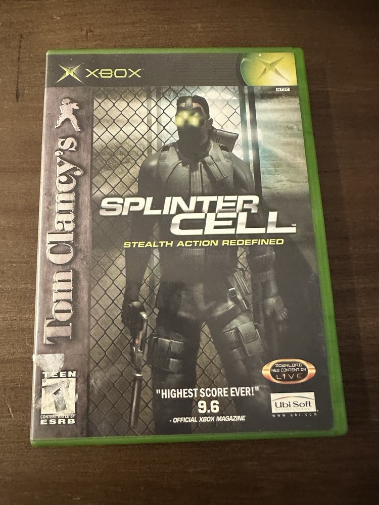 Tom Clancy's Splinter Cell (Microsoft Xbox, 2002) CIB Tested