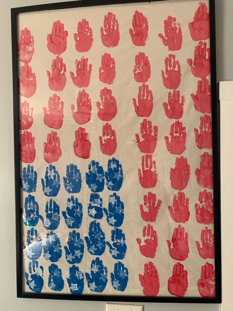 Original Acrylic Painting Modern Abstract Art 20 x 16 Bursting with Color-image