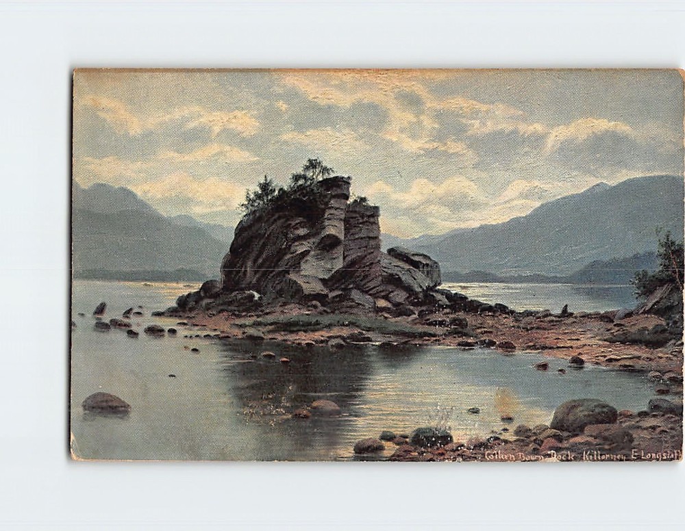 Postcard Colleen Bawn Rock Killarney County Kerry Ireland