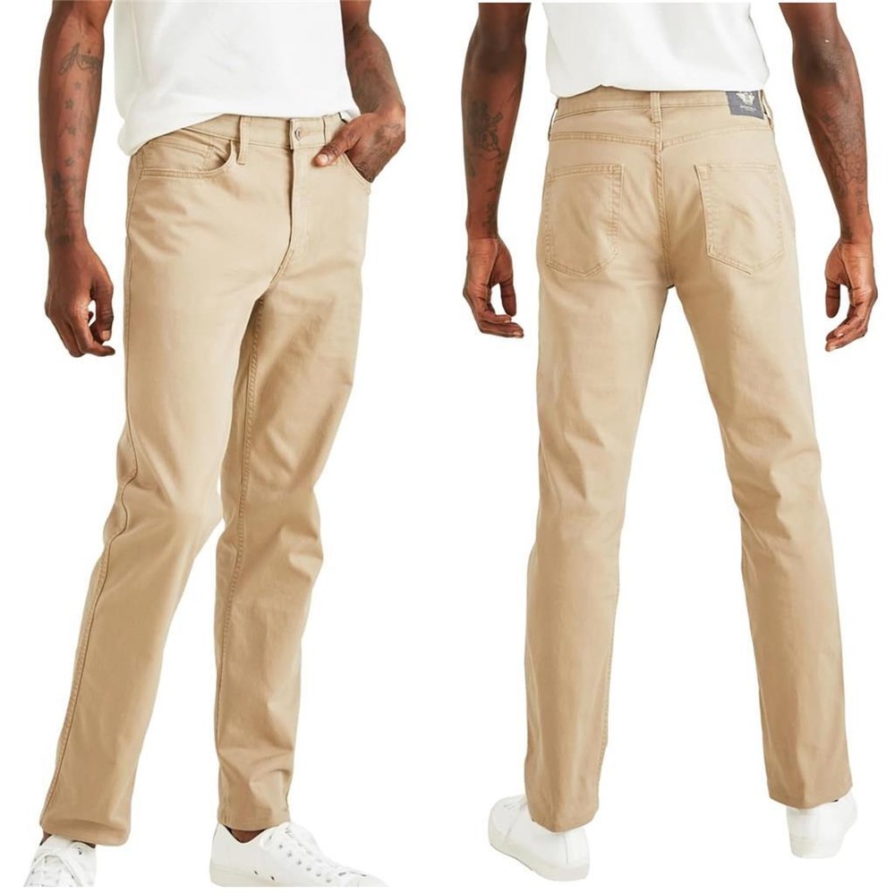 Dockers Men's Straight Fit All Seasons Tech Pants 40x30 40x32 New With Tags