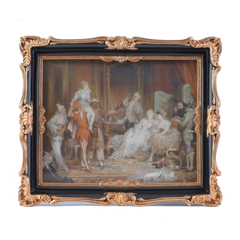 Vintage Picture Frames 8x10 Ornate Antique Black and Gold Picture Frames Vint...