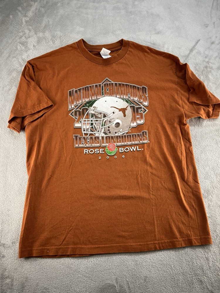 Texas Longhorns T Shirt Mens Size XL 2006 National Champions Football Vintage
