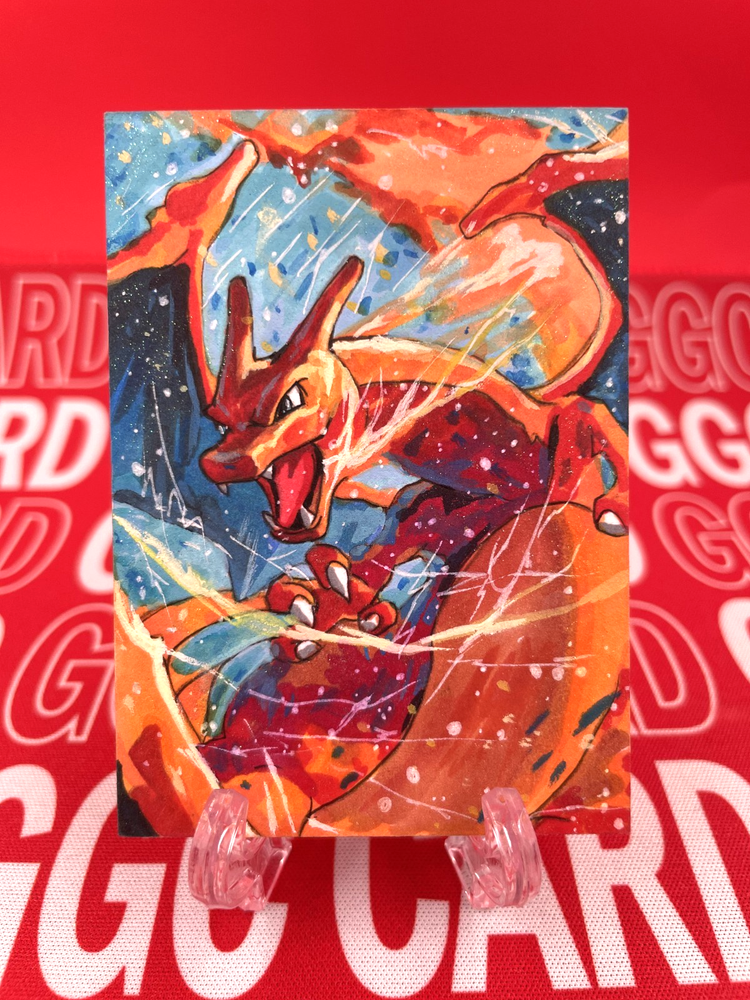 Shuguang Studio Pokémon Charizard Artist Hand Drawn Auto Sketch Card 1/1