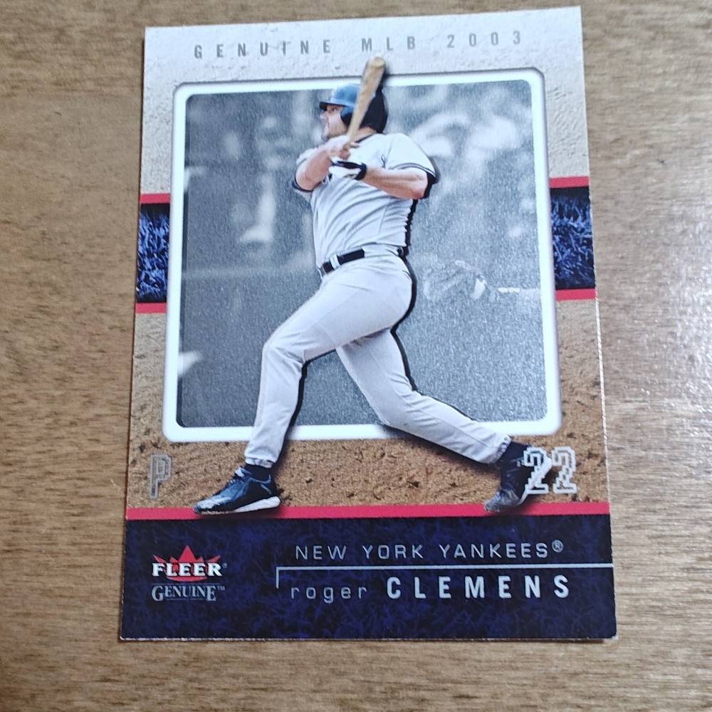 2003 Fleer Genuine #70 Roger Clemens New York Yankees