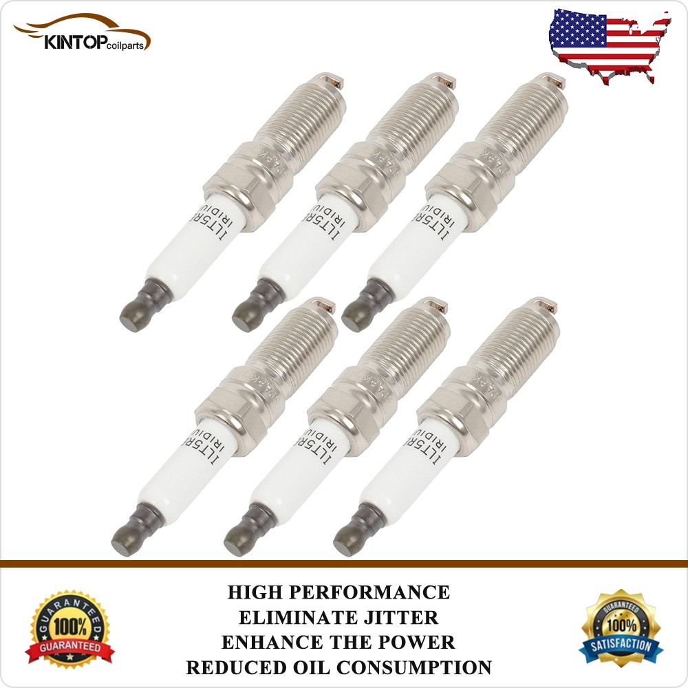 6x Iridium & Platinum Spark Plugs For Ford F-150 2.7L 2015-2021