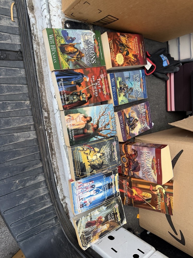 Lot of  Vintage DRAGONLANCE Fantasy Books,  Tales, Legends,