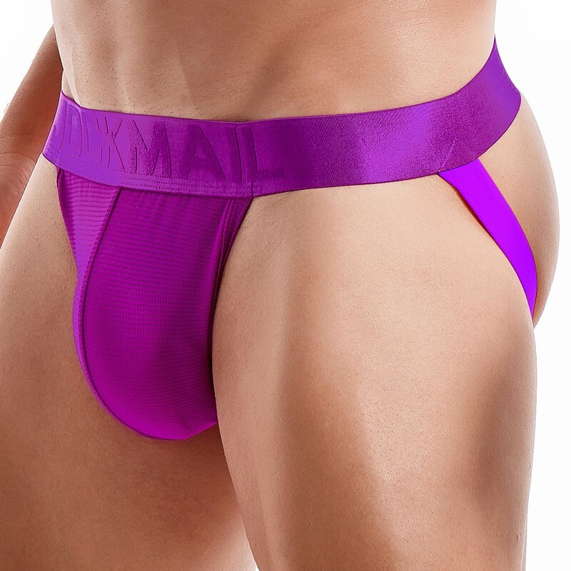 Men's Jockstrap Thong Mesh Bikini Briefs Sexy Gay Underwear G String Lingerie -