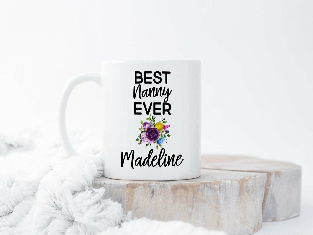 Personalized Nanny Mug Nanny Gift Babysitter Gift Nanny Gift From Kids Gifts For