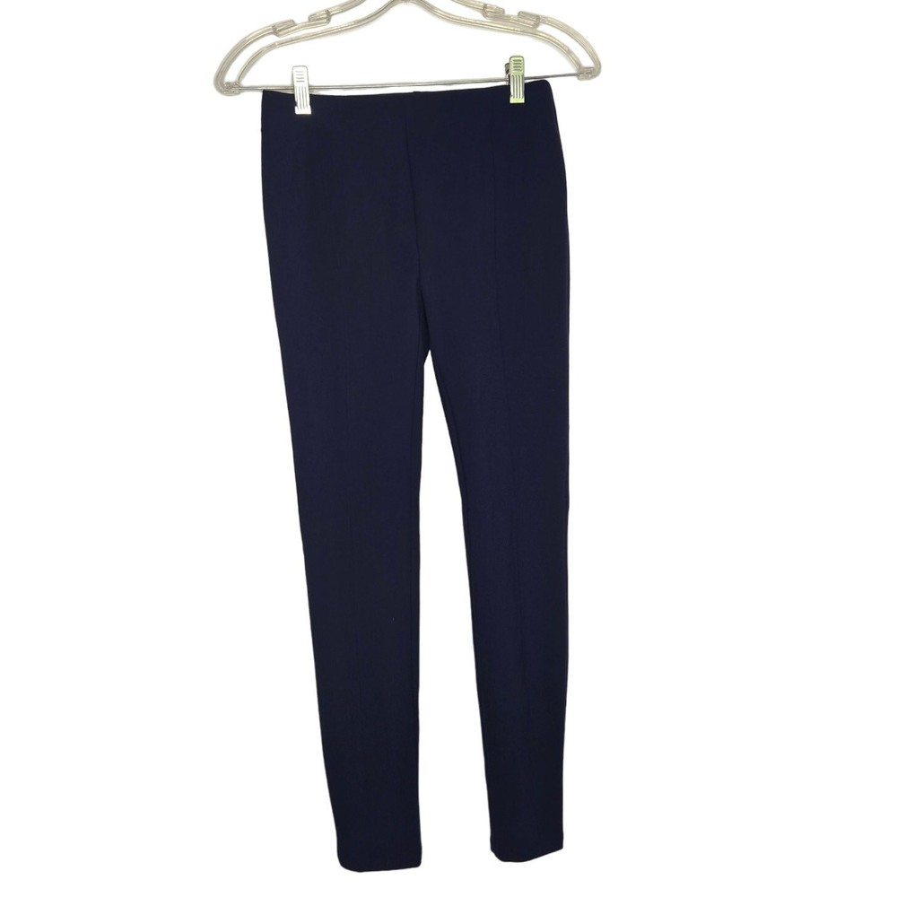 Lilly Pulitzer Nira Leggings Stretch Ponte Elastic Waist Navy Women XS