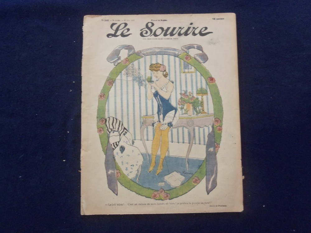 1907 JUNE 15 LE SOURIRE MAGAZINE - ILLUSTRATED COMEDY - FRENCH TEXT - SP 4867C