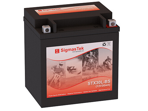 SigmasTek STX30L-BS SLA Battery Replacement for Polaris ACE 500CC 2018-image
