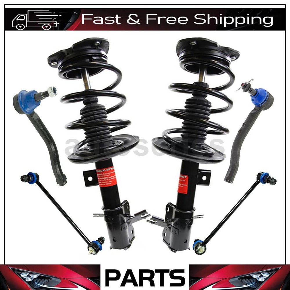 6pc Tie Rod Sway Bar Link Strut Assembly for Nissan Maxima 3.5L