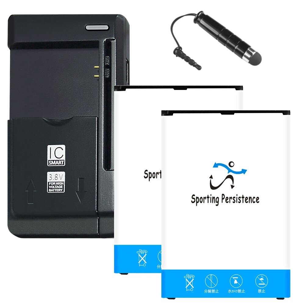 Long-Lasting 2x 5380mAh External Battery Charger Stylus for Verizon LG V10 VS990