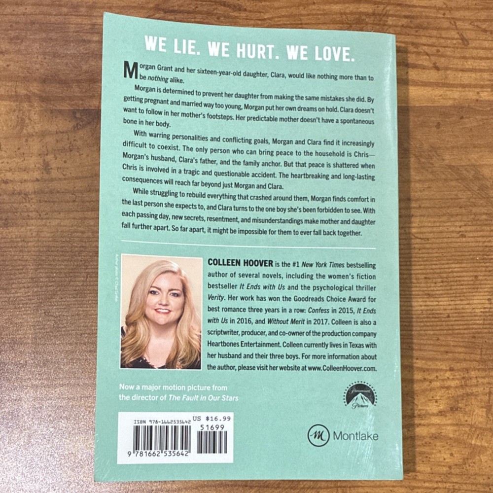 Romantic Dramedy By New York Times Best Author Colleen Hoover, “Regretting You”