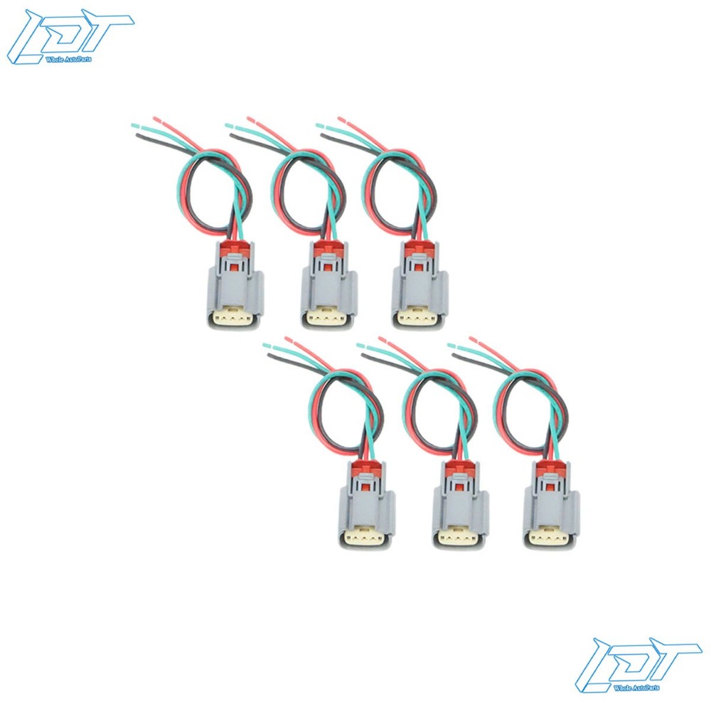 6 x Ignition Coil Electrical Connector Fits Ford F150 2011 -2016 V6 3.5L