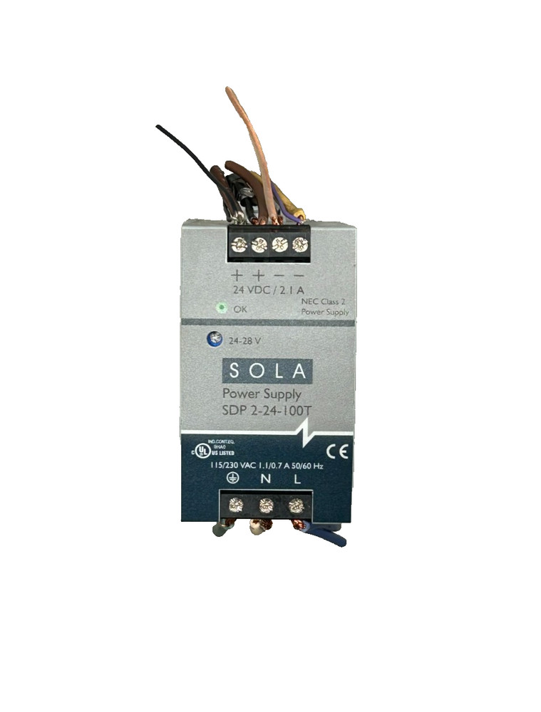 SOLA SDP 2-24-100T Power Supply 24VDC 2.1A