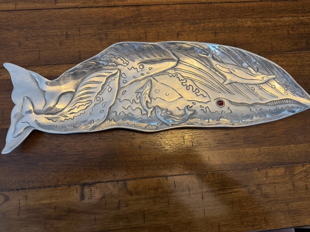 Arthur Court Whale Plate Serving Tray