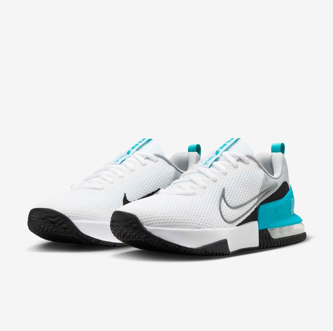 NIB MEN NIKE FQ1833 004 M AIR MAX ALPHA TRAINER 6 WHITE/GR RUNNING SHOE SNEAKERS