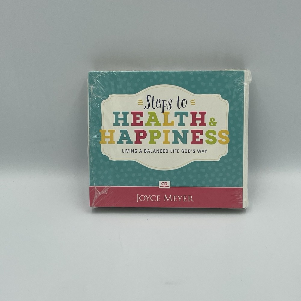 Steps To Health And Happiness - Joyce Meyer  4 CD Set New Sealed