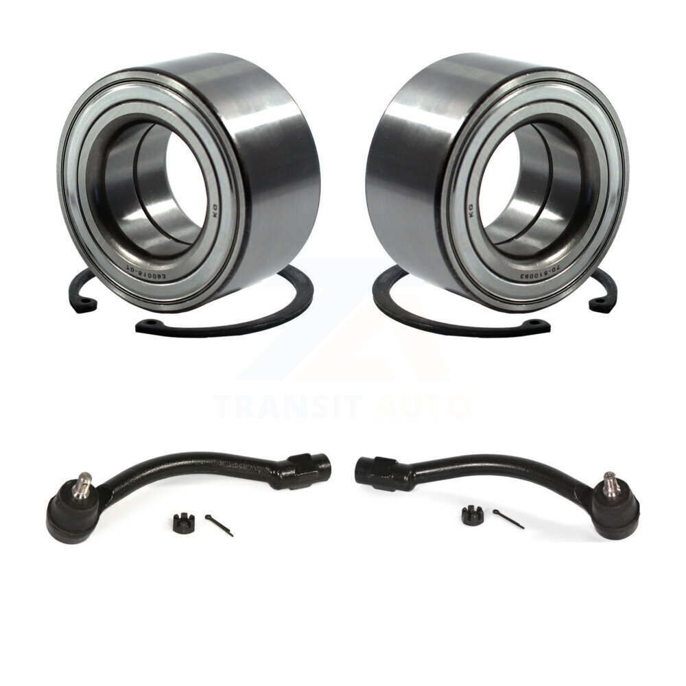 Hyundai Elantra GT Kia Soul Veloster EV Front Wheel Bearing Tie Rod End Kit