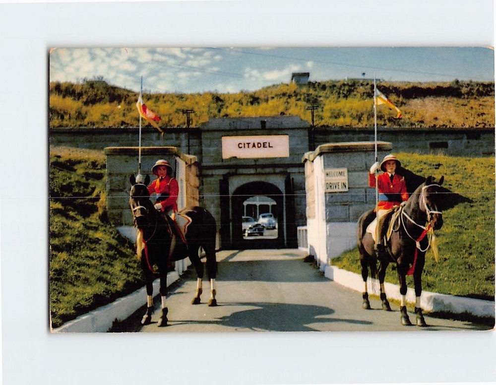 Postcard Entrance to Halifax Citadel Nova Scotia Canada