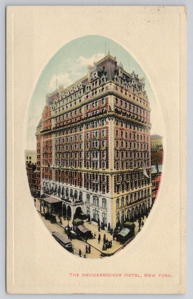 Knickerbocker Hotel New York City 1910 Postcard - Printed in Germany