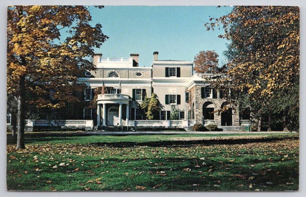 FDR Home Hyde Park NY Postcard Franklin D Roosevelt National Historic Site