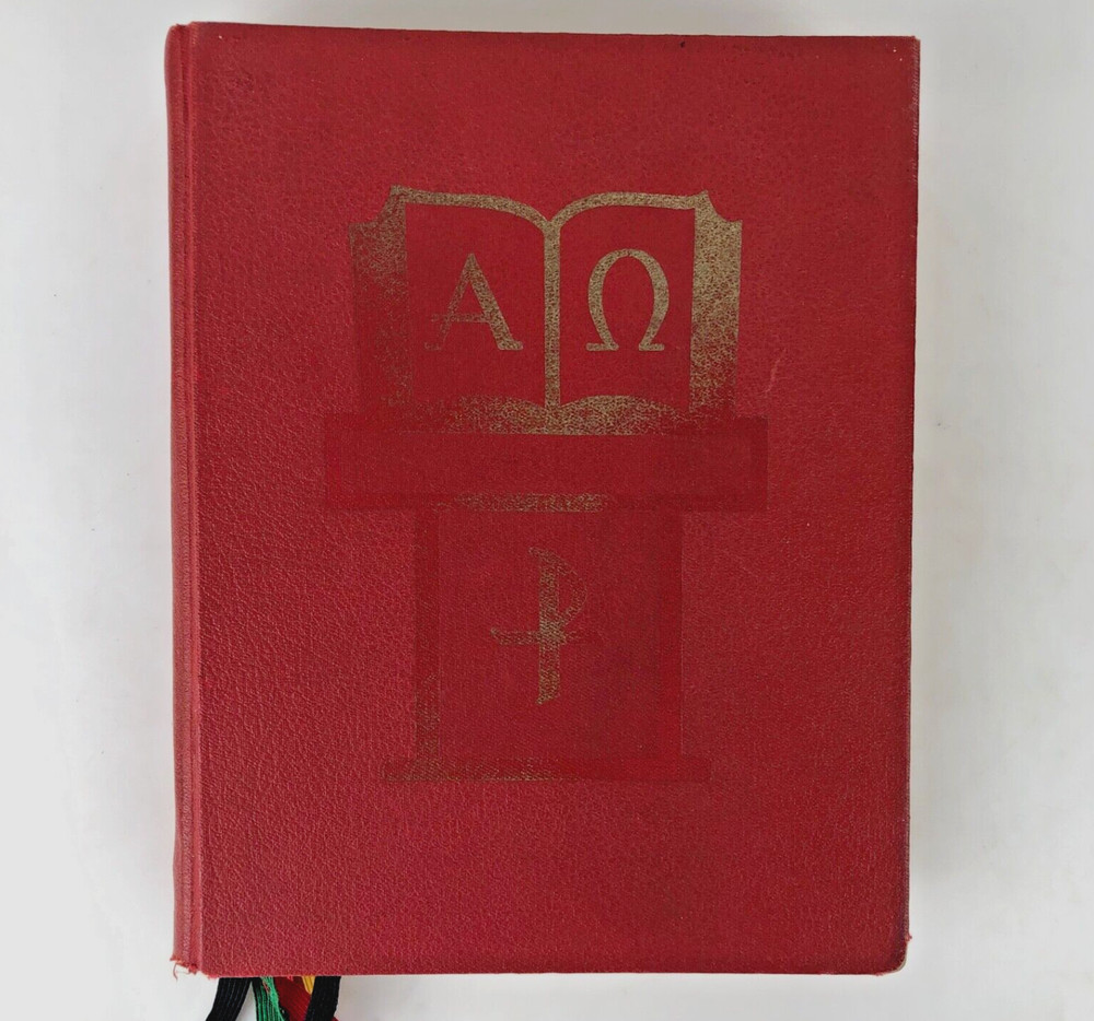Roman Missal Book Lectionary For Mass 1970 Vintage Religious Catholic