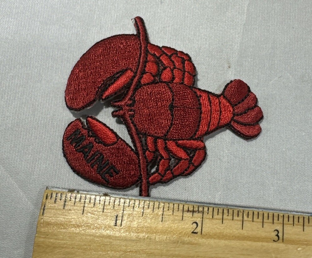 Vintage Maine Travel Souvenir Patch